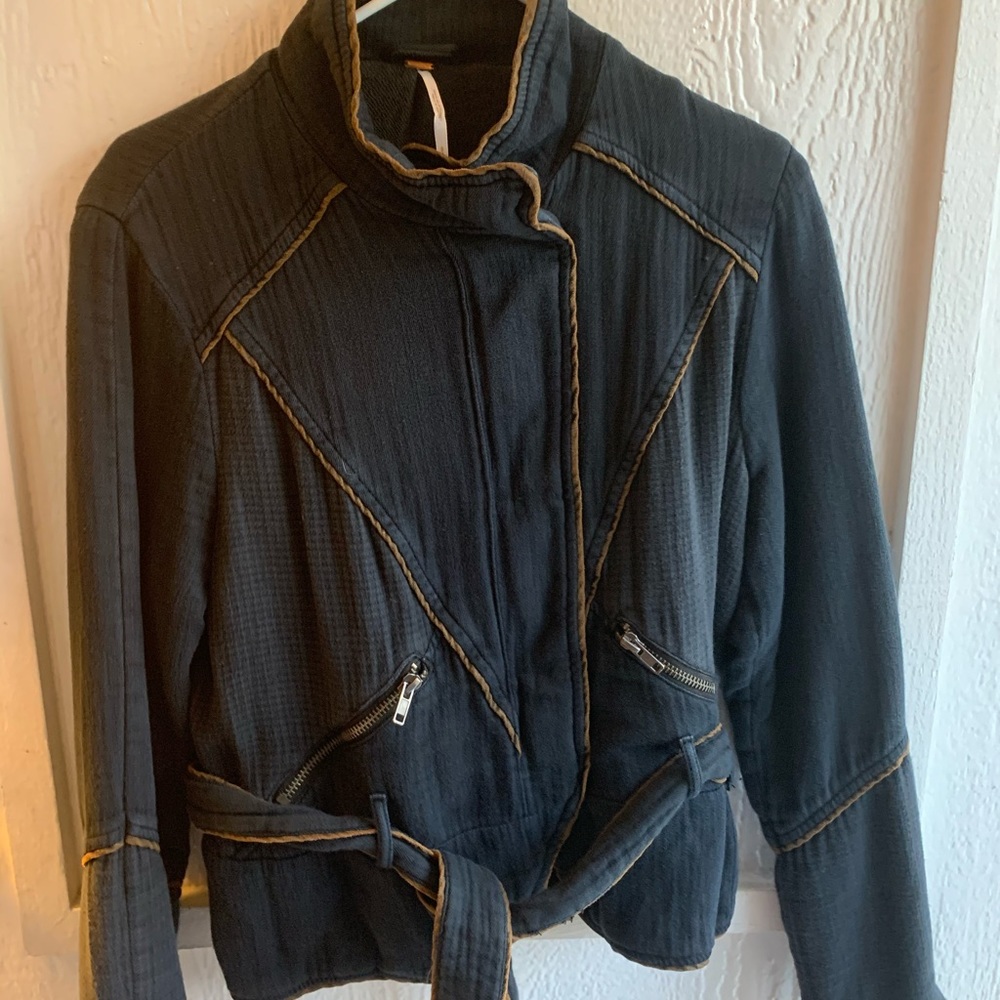 Free People double cloth twill jacket small